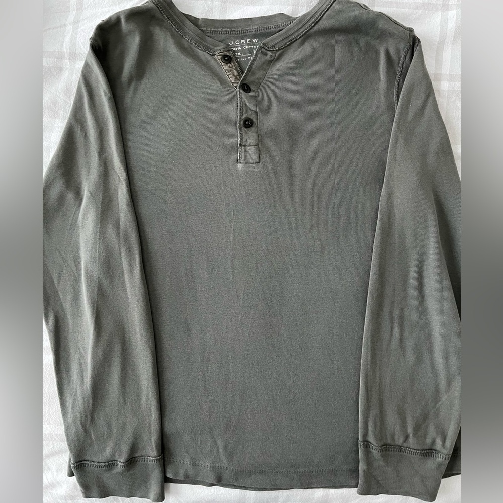 J crew long sleeve shirt size L
